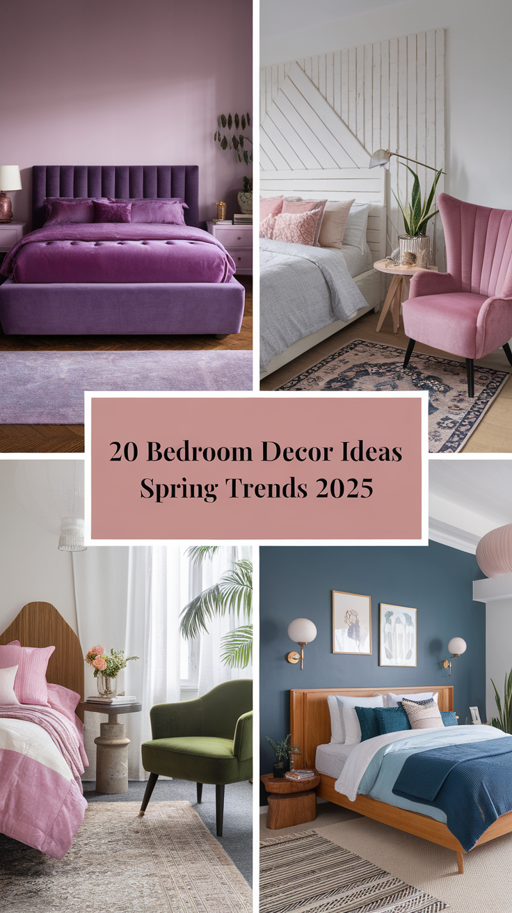 20 Bedroom Decor Ideas – Spring Trends 2025 for a Fresh and Cozy Makeover