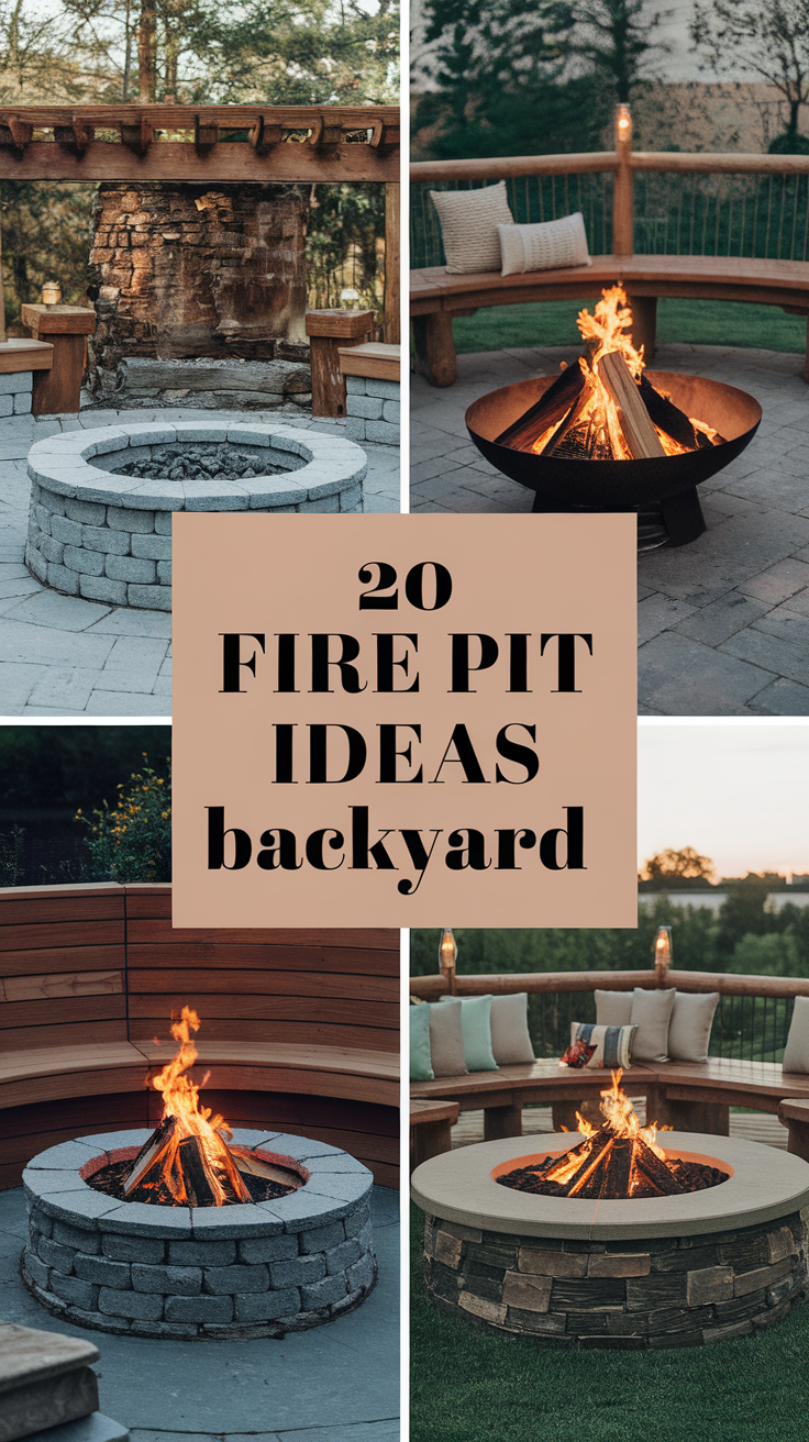 20 Fire Pit Ideas for a Backyard Oasis – DIY, Budget-Friendly & Stylish Designs