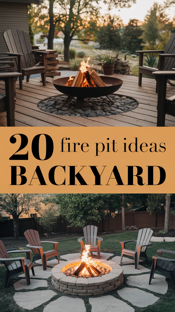 20 Fire Pit Ideas for a Backyard Oasis – DIY, Budget-Friendly & Stylish Designs