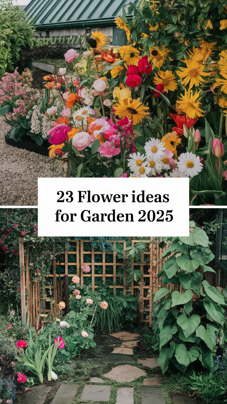 23 Flower Ideas for Garden 2025 – Stunning Designs for Outdoor & Backyard Spaces