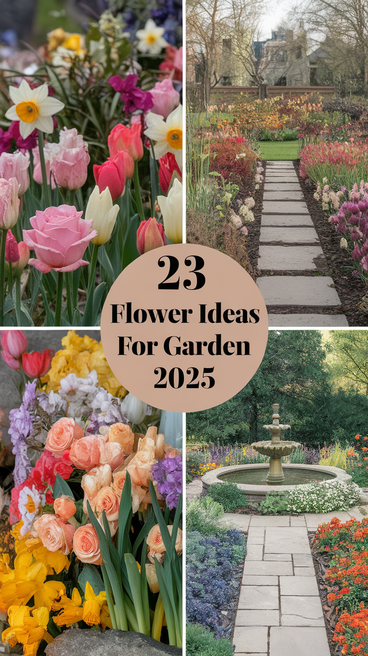 23 Flower Ideas for Garden 2025 – Stunning Designs for Outdoor & Backyard Spaces