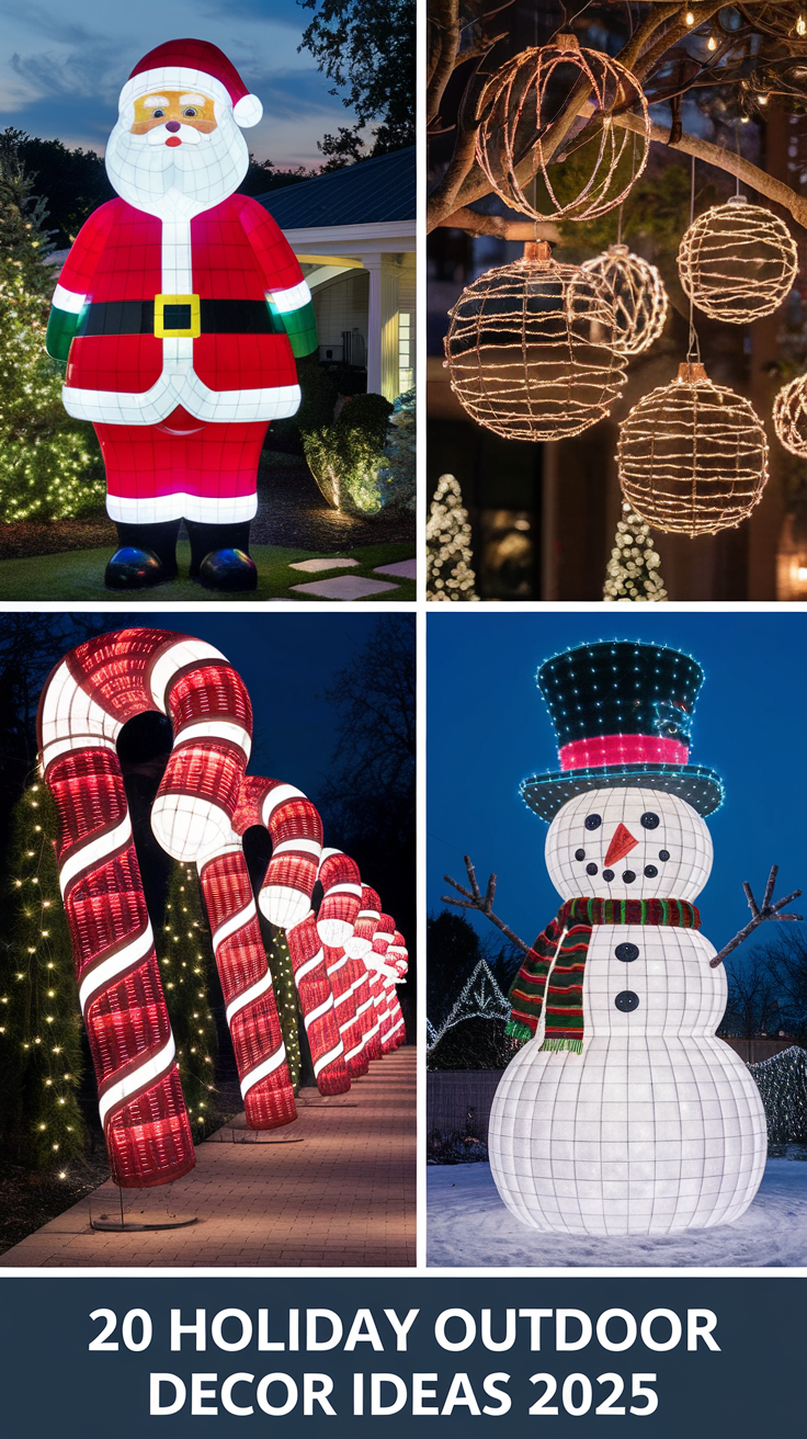 20 Holiday Outdoor Decor Ideas 2025 – Festive DIY & Christmas Decorating Ideas