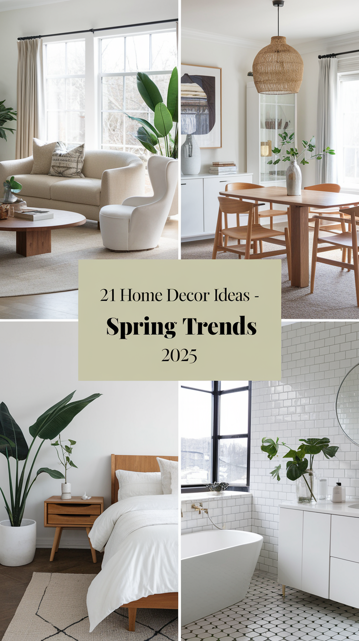 21 Home Decor Ideas - Spring Trends 2025: DIY, Aesthetic, Bohemian & More