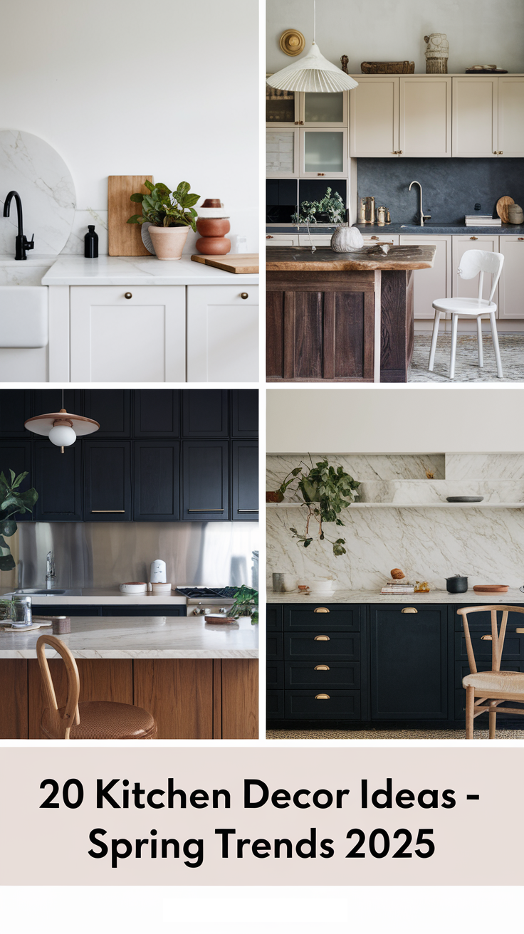 20 Kitchen Decor Ideas – Spring Trends 2025 for a Stylish and Functional Space