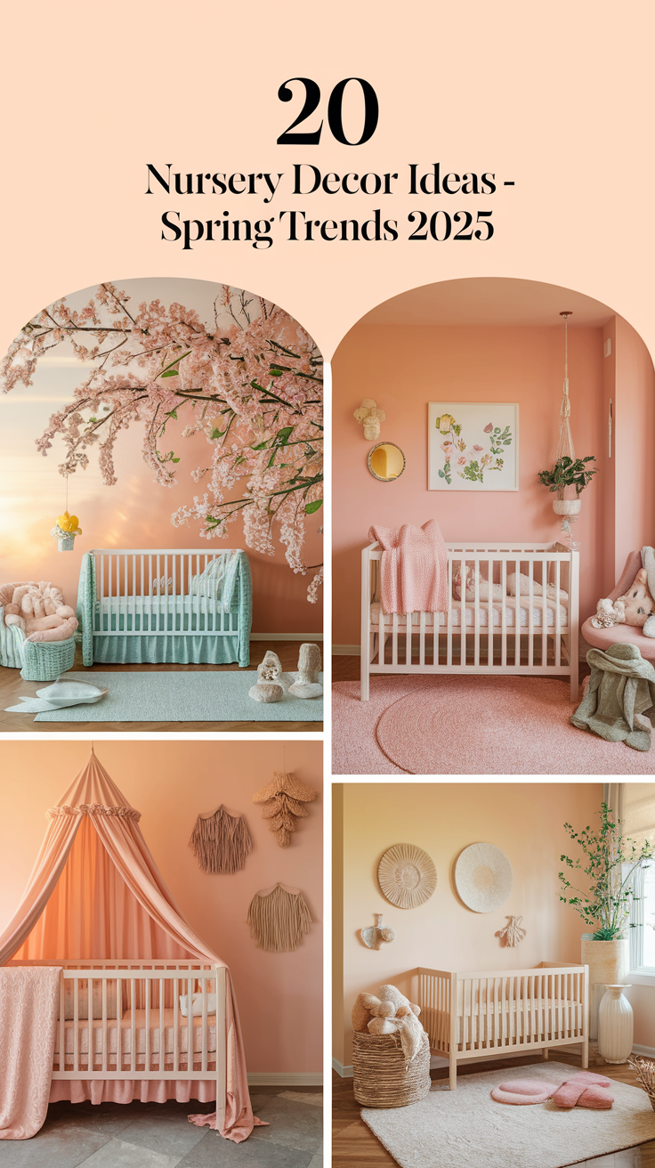 20 Nursery Decor Ideas - Spring Trends 2025 | Stylish & Functional Designs
