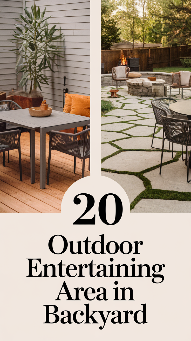 20 Outdoor Entertaining Area in Backyard Ideas – Stylish, Cozy & Budget-Friendly