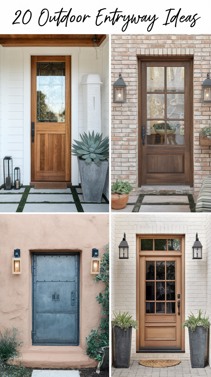 20 Outdoor Entryway Ideas to Elevate Your Front Entrance with Style & Function