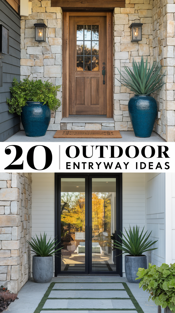 20 Outdoor Entryway Ideas to Elevate Your Front Entrance with Style & Function