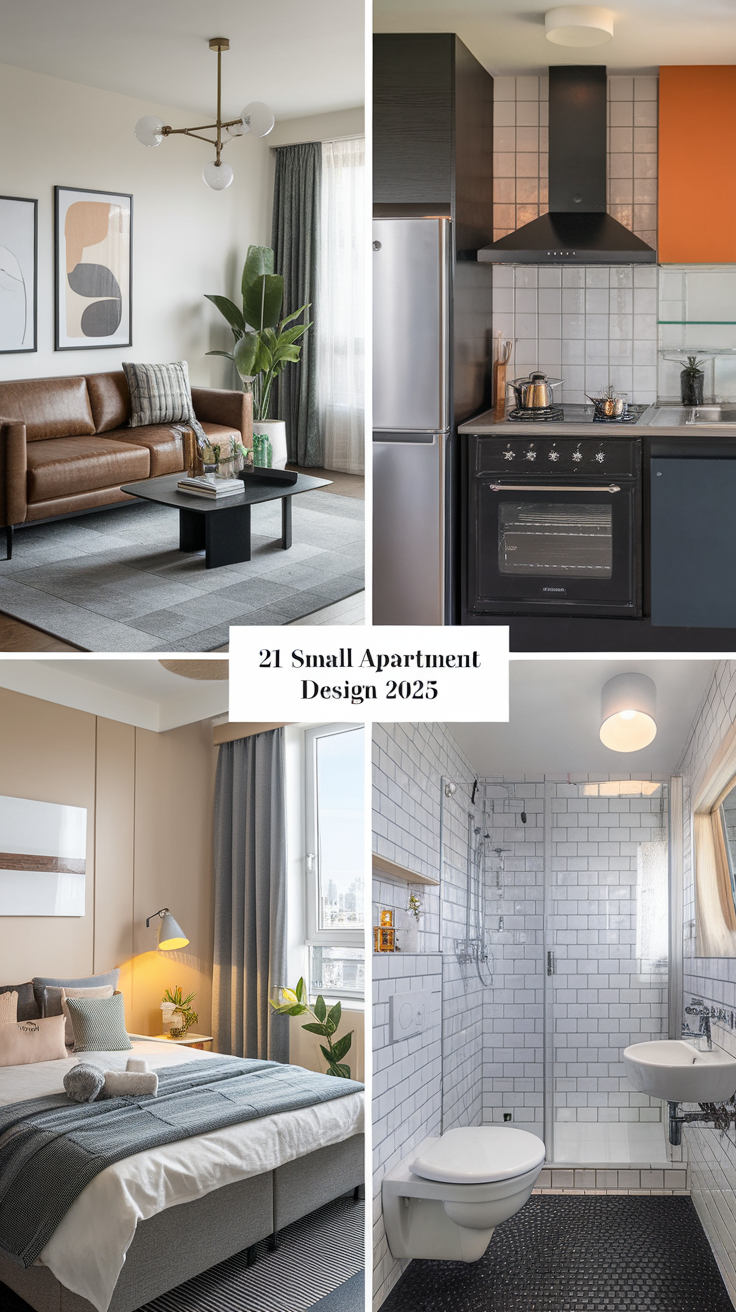 21 Small Apartment Design 2025 Ideas – Smart Layouts, Interiors & Space Solutions