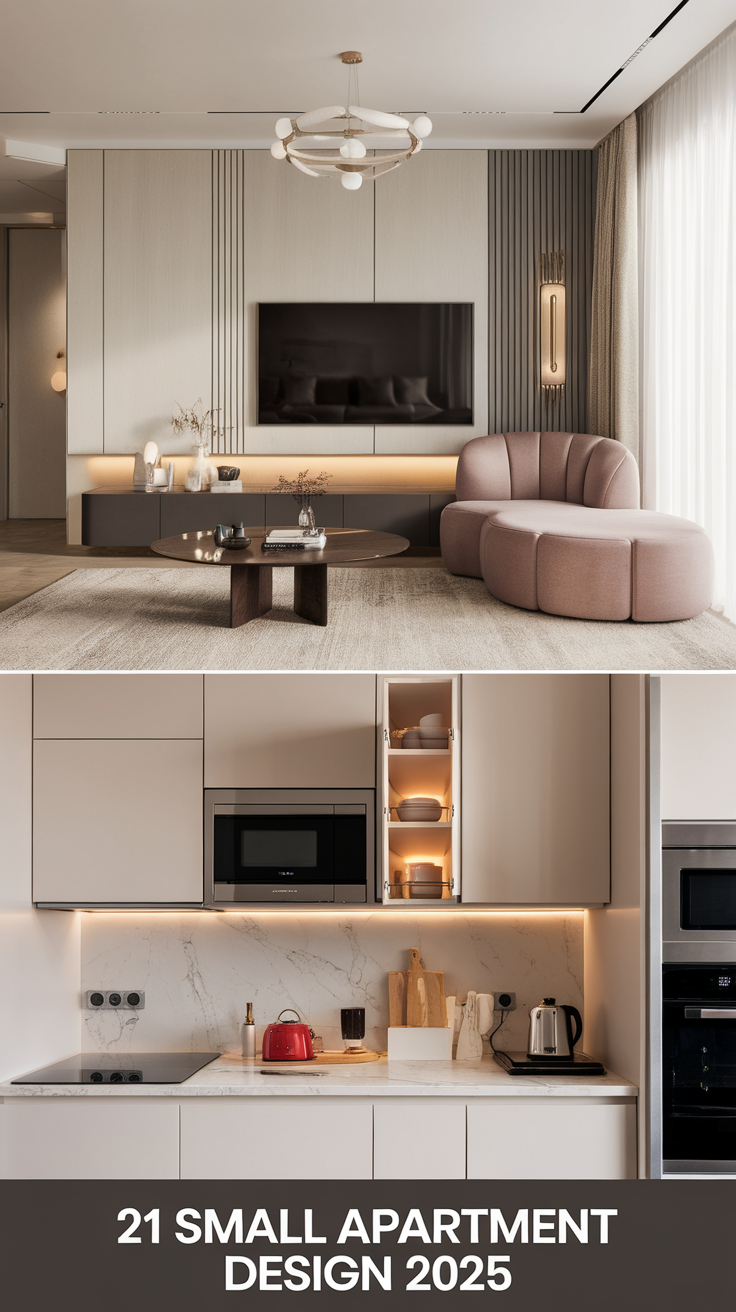 21 Small Apartment Design 2025 Ideas – Smart Layouts, Interiors & Space Solutions