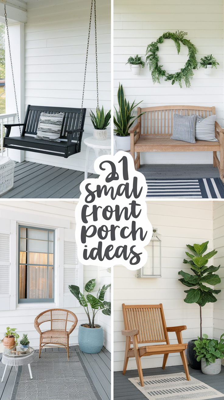 21 Small Front Porch Ideas to Elevate Your Entrance with Style and Curb Appeal