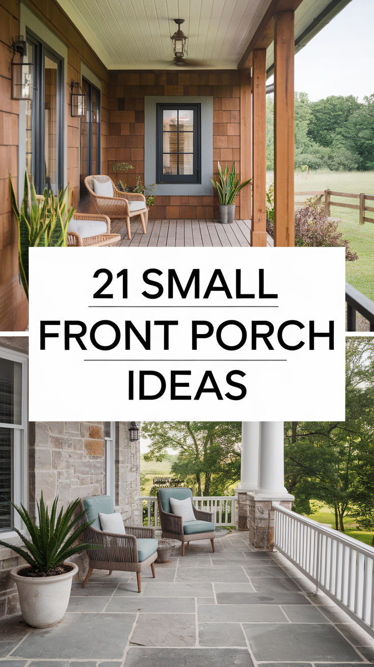 21 Small Front Porch Ideas to Elevate Your Entrance with Style and Curb Appeal