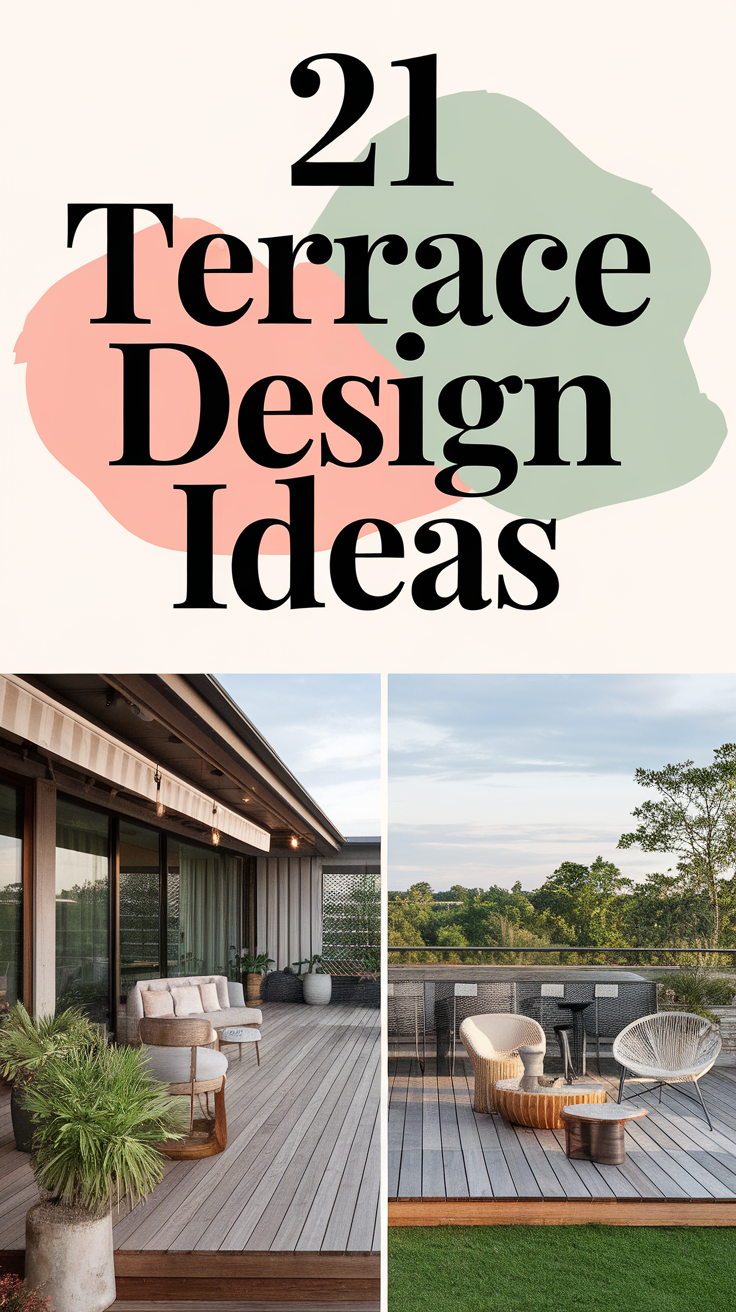 21 Stunning Terrace Design Ideas for Modern Homes, Rooftops & Outdoor Spaces