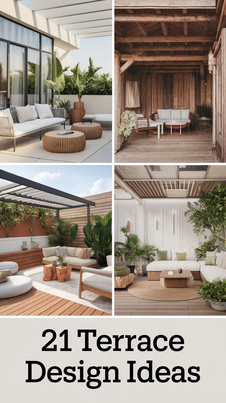 21 Stunning Terrace Design Ideas for Modern Homes, Rooftops & Outdoor Spaces