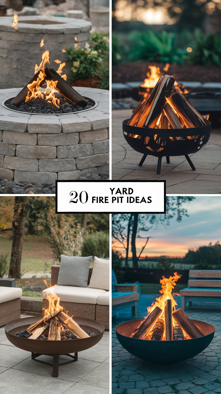 20 Yard Fire Pit Ideas – Simple, DIY, Smokeless, Square & Corner Designs