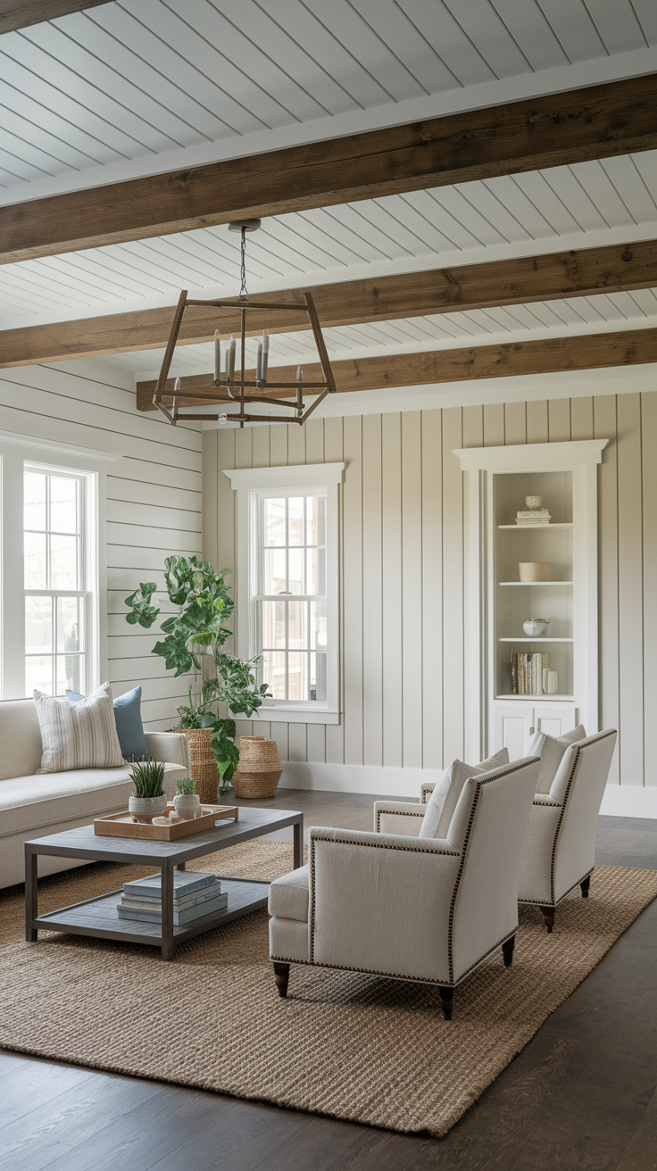 20 Farmhouses Living Room Ideas for a Cozy, Rustic, Modern, and Vintage-Inspired Home