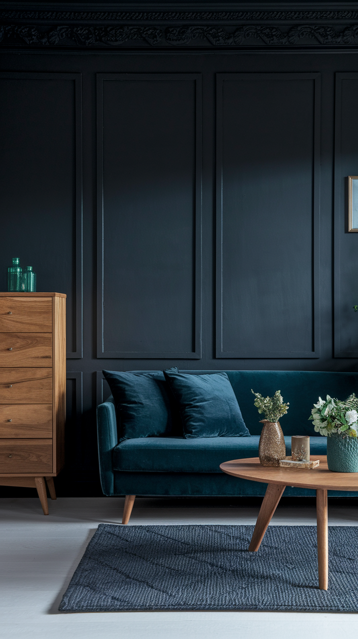 20 Moody Living Room Ideas for Modern, Rustic, and Cozy Dark-Inspired Interiors