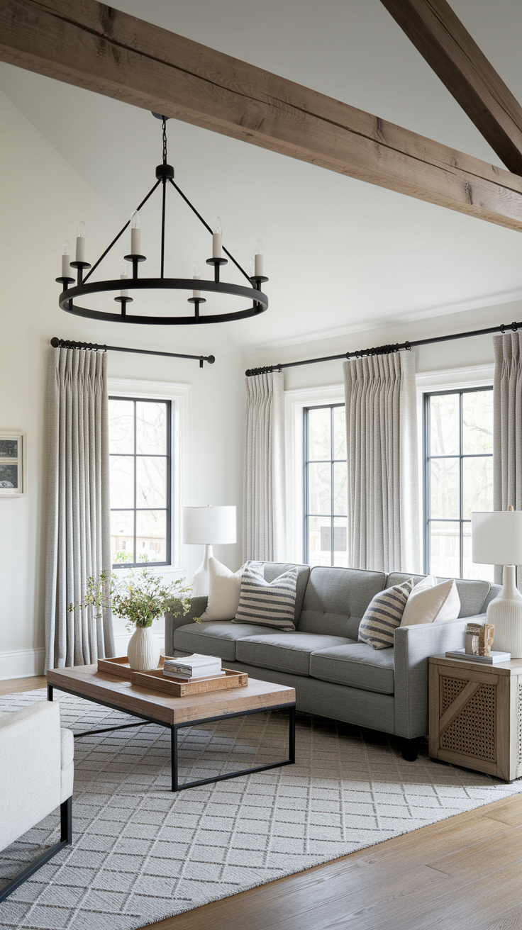 20 Farmhouses Living Room Ideas for a Cozy, Rustic, Modern, and Vintage-Inspired Home