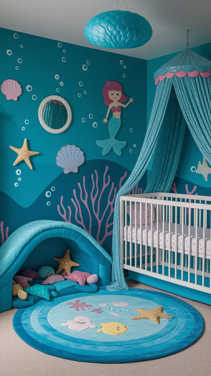 20 Beautiful Girls Nursery Ideas with Decor, Themes, Wallpaper & Pink Vintage Styles