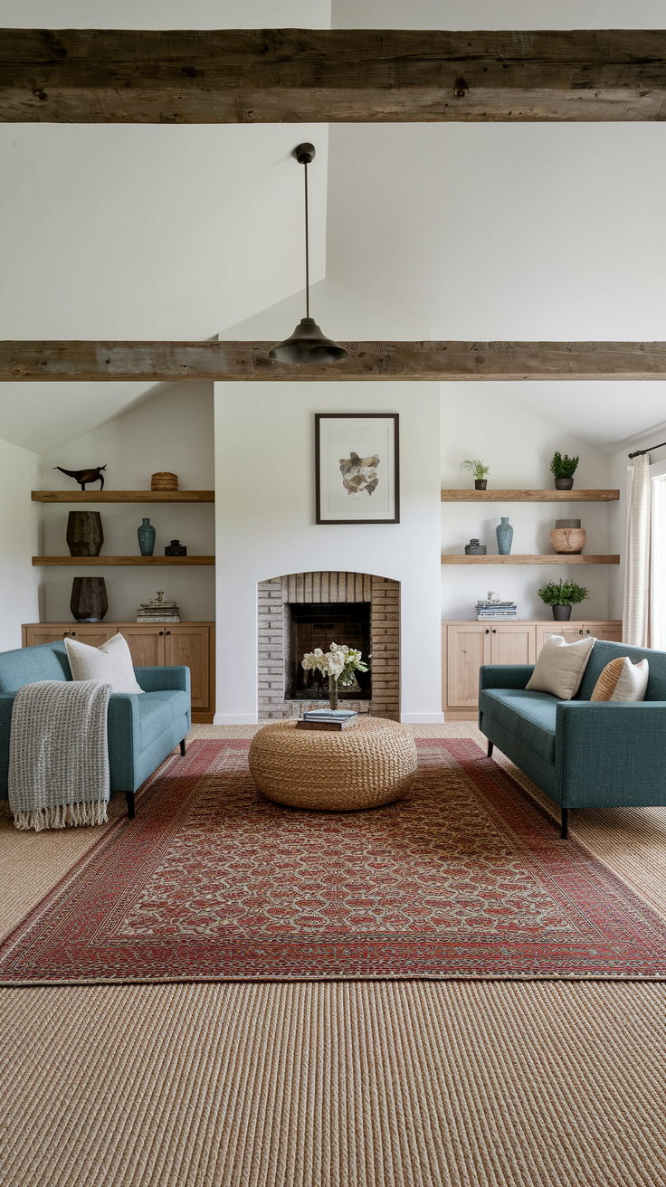 20 Farmhouses Living Room Ideas for a Cozy, Rustic, Modern, and Vintage-Inspired Home