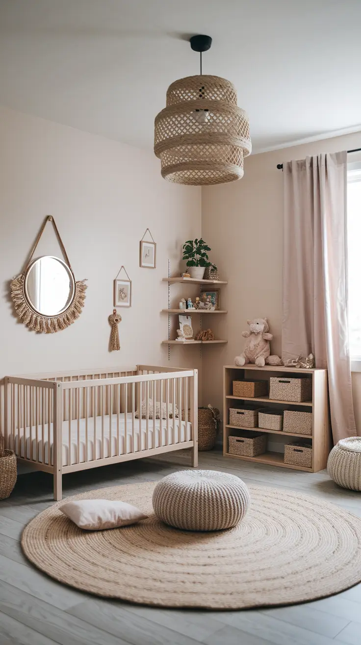 20 Beautiful Girls Nursery Ideas with Decor, Themes, Wallpaper & Pink Vintage Styles