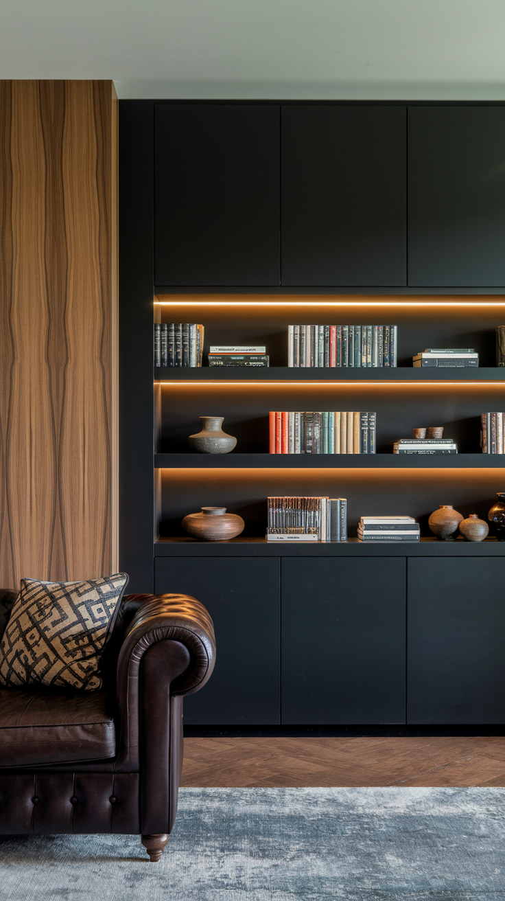 20 Moody Living Room Ideas for Modern, Rustic, and Cozy Dark-Inspired Interiors