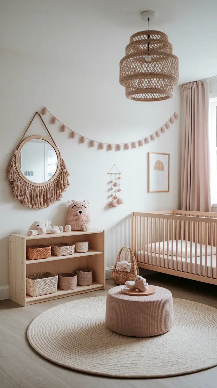 20 Beautiful Girls Nursery Ideas with Decor, Themes, Wallpaper & Pink Vintage Styles