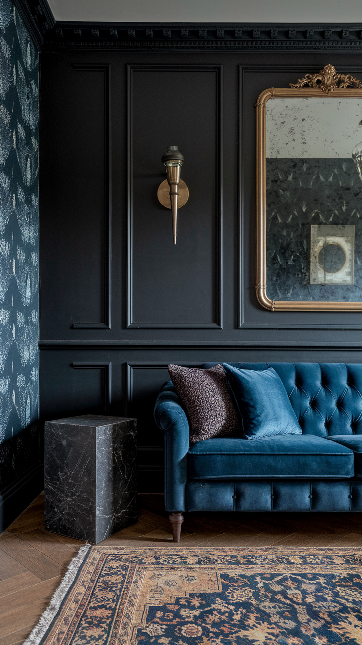 20 Moody Living Room Ideas for Modern, Rustic, and Cozy Dark-Inspired Interiors