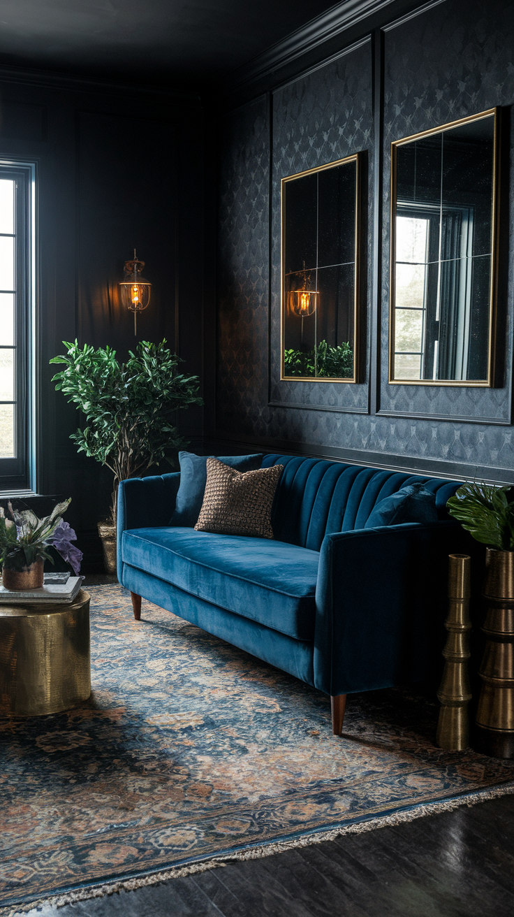 20 Moody Living Room Ideas for Modern, Rustic, and Cozy Dark-Inspired Interiors