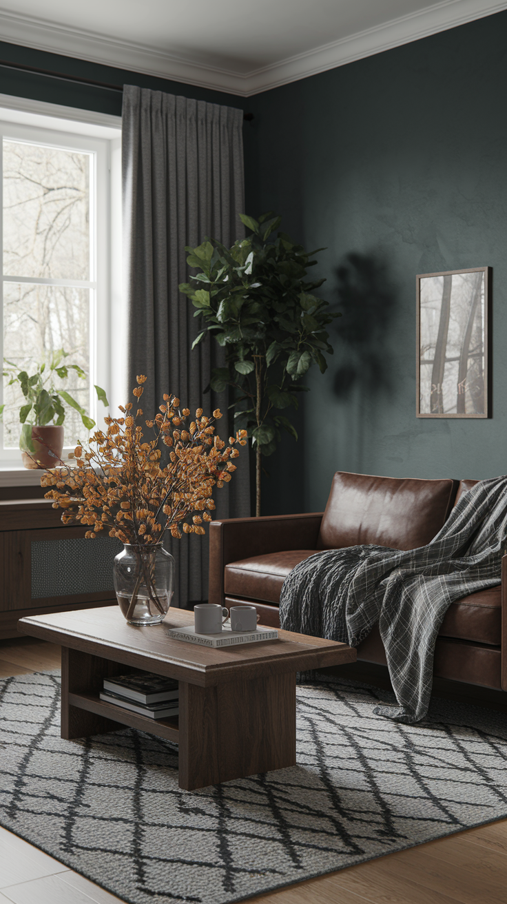 20 Moody Living Room Ideas for Modern, Rustic, and Cozy Dark-Inspired Interiors