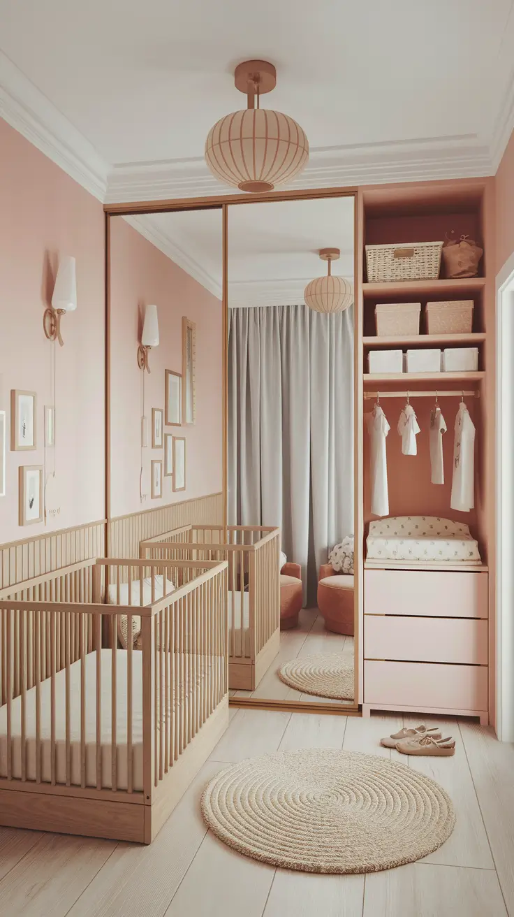20 Beautiful Girls Nursery Ideas with Decor, Themes, Wallpaper & Pink Vintage Styles