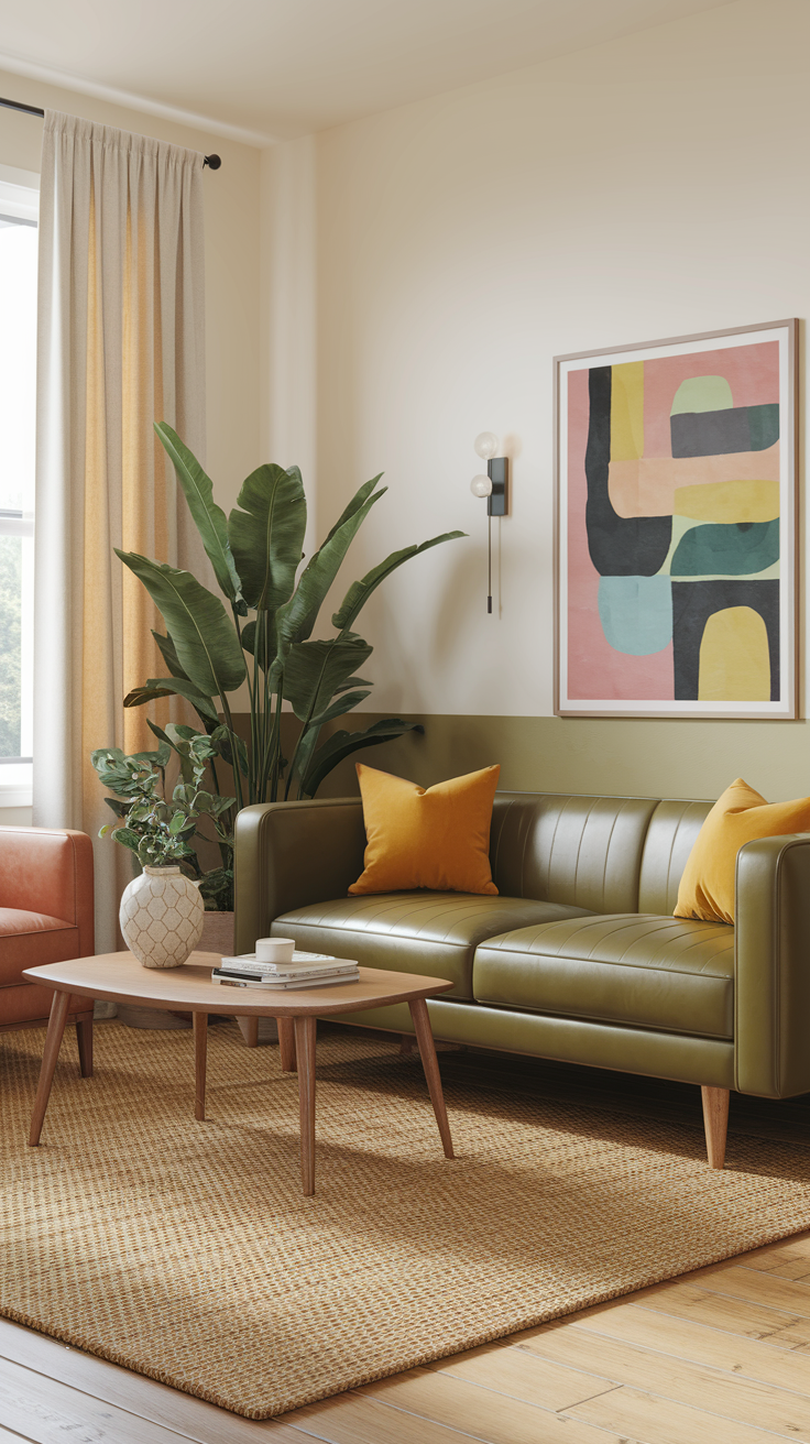 20 Mid Century Moderns Living Room Ideas for a Cozy, Boho, and Contemporary Space