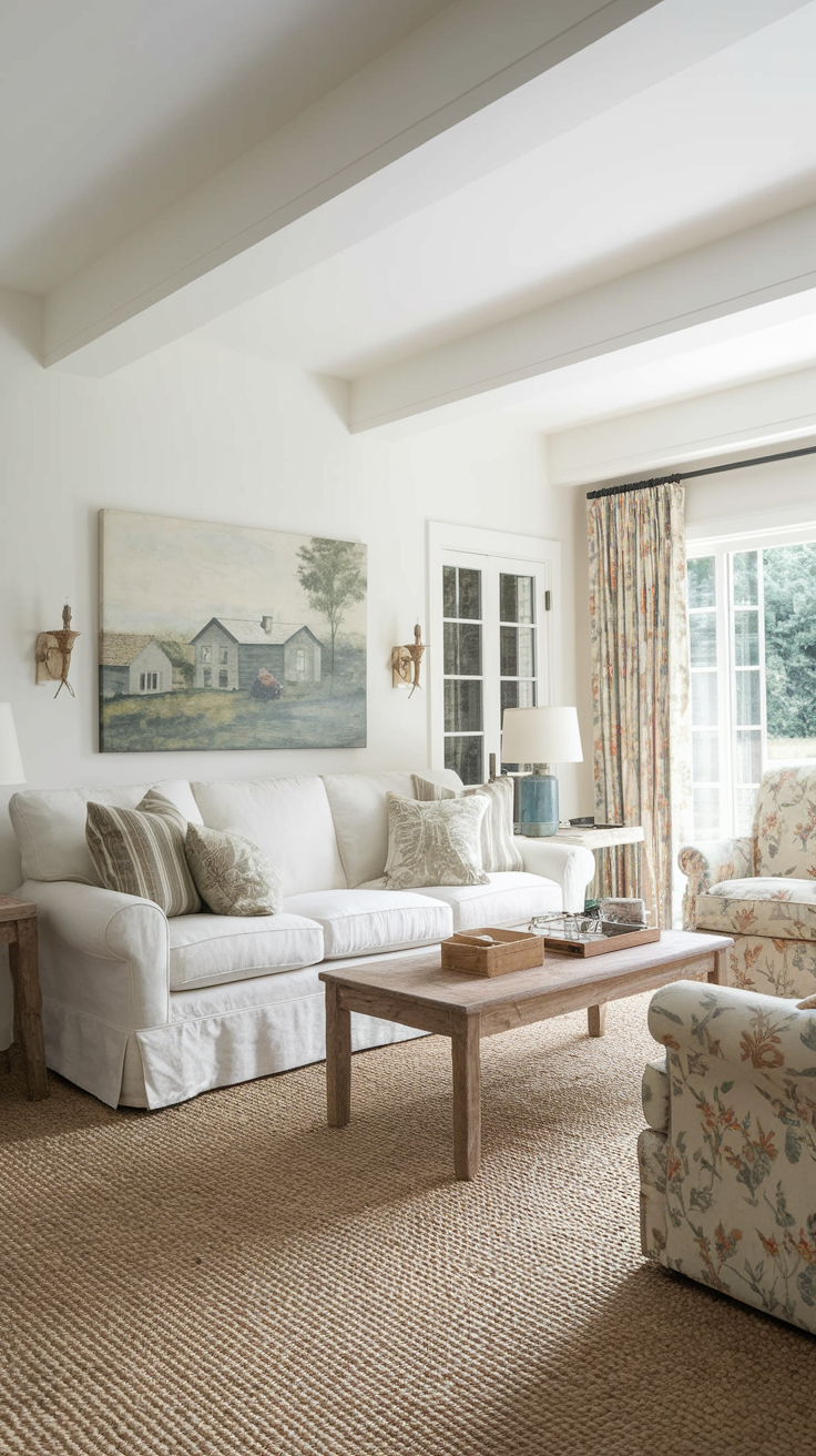 20 Farmhouses Living Room Ideas for a Cozy, Rustic, Modern, and Vintage-Inspired Home