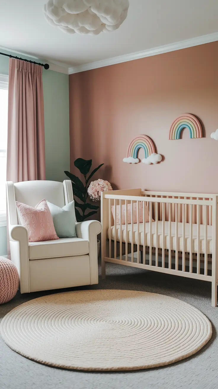20 Beautiful Girls Nursery Ideas with Decor, Themes, Wallpaper & Pink Vintage Styles