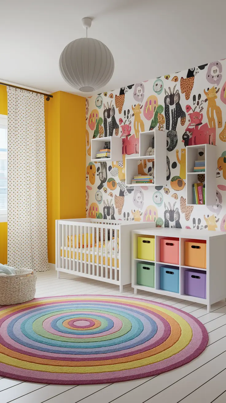 20 Beautiful Girls Nursery Ideas with Decor, Themes, Wallpaper & Pink Vintage Styles