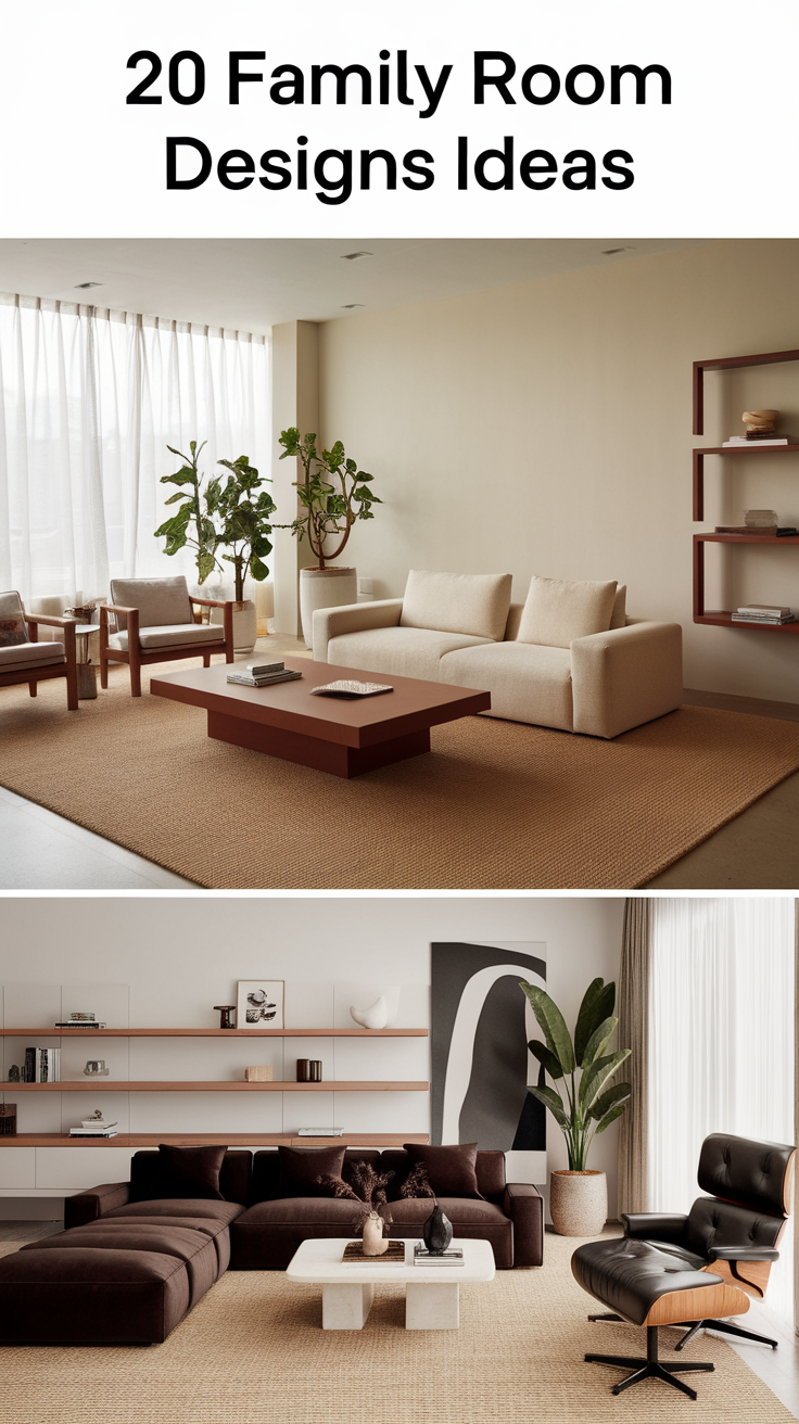 20 Family Room Designs Ideas for Cozy, Modern, Traditional, and Luxury Interiors