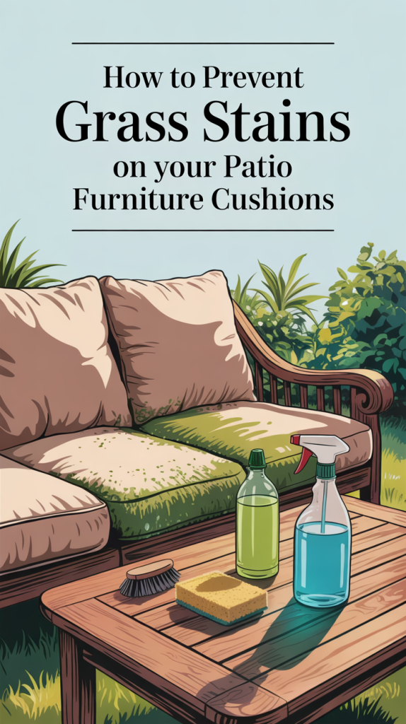 How to Prevent Grass Stains on Your Patio Furniture Cushions in 2025