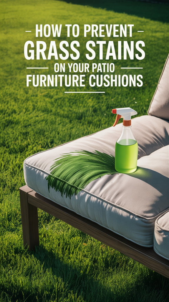 How to Prevent Grass Stains on Your Patio Furniture Cushions in 2025