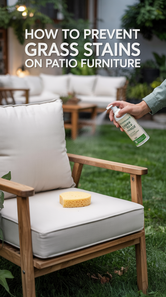 How to Prevent Grass Stains on Your Patio Furniture Cushions in 2025