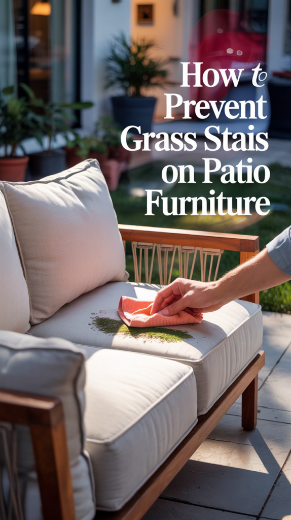 How to Prevent Grass Stains on Your Patio Furniture Cushions in 2025