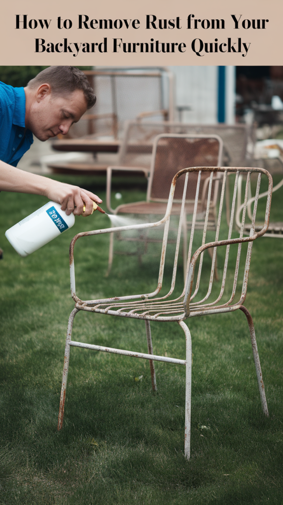How to Remove Rust from Your Backyard Furniture Quickly in 2025