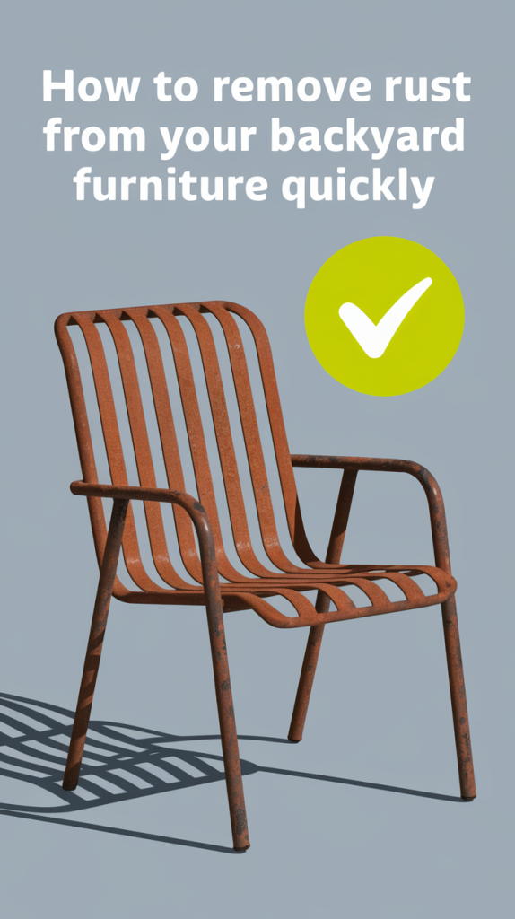 How to Remove Rust from Your Backyard Furniture Quickly in 2025