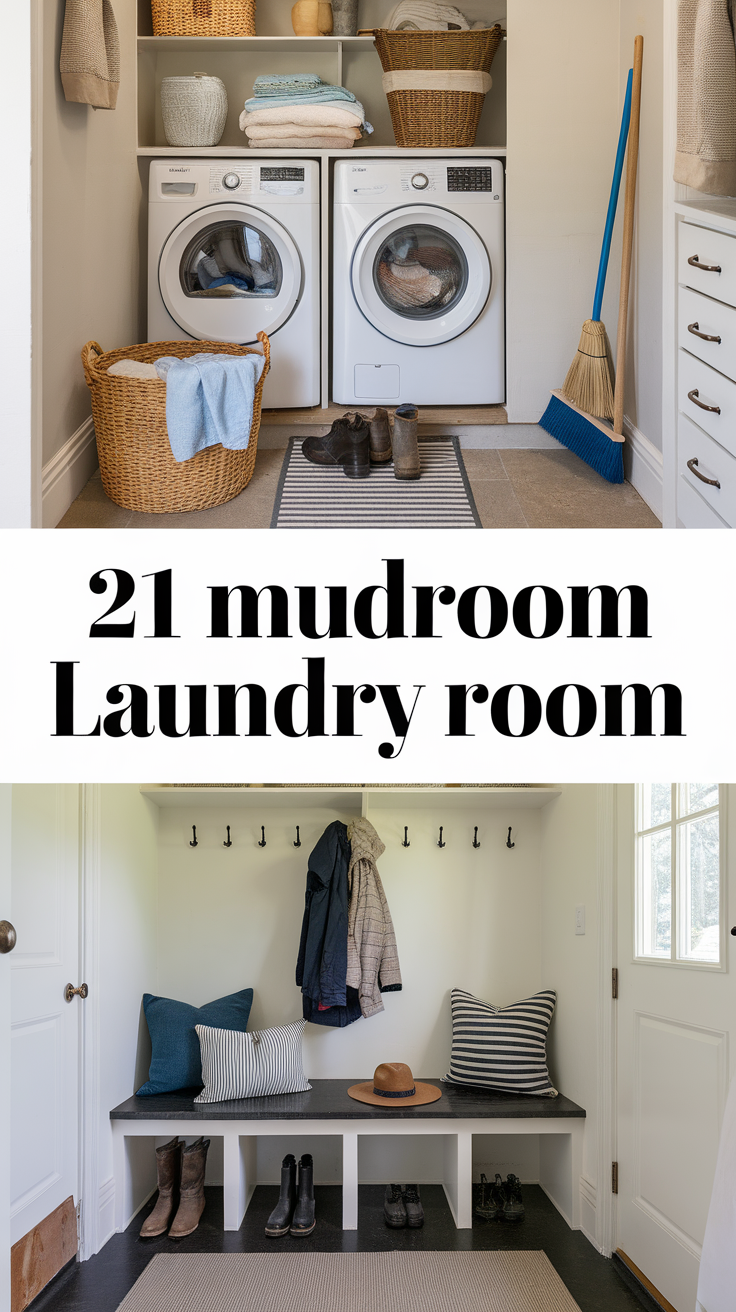 21 Best Mudroom Laundry Room Ideas for Smart Layouts, Combos, and Entryway Designs