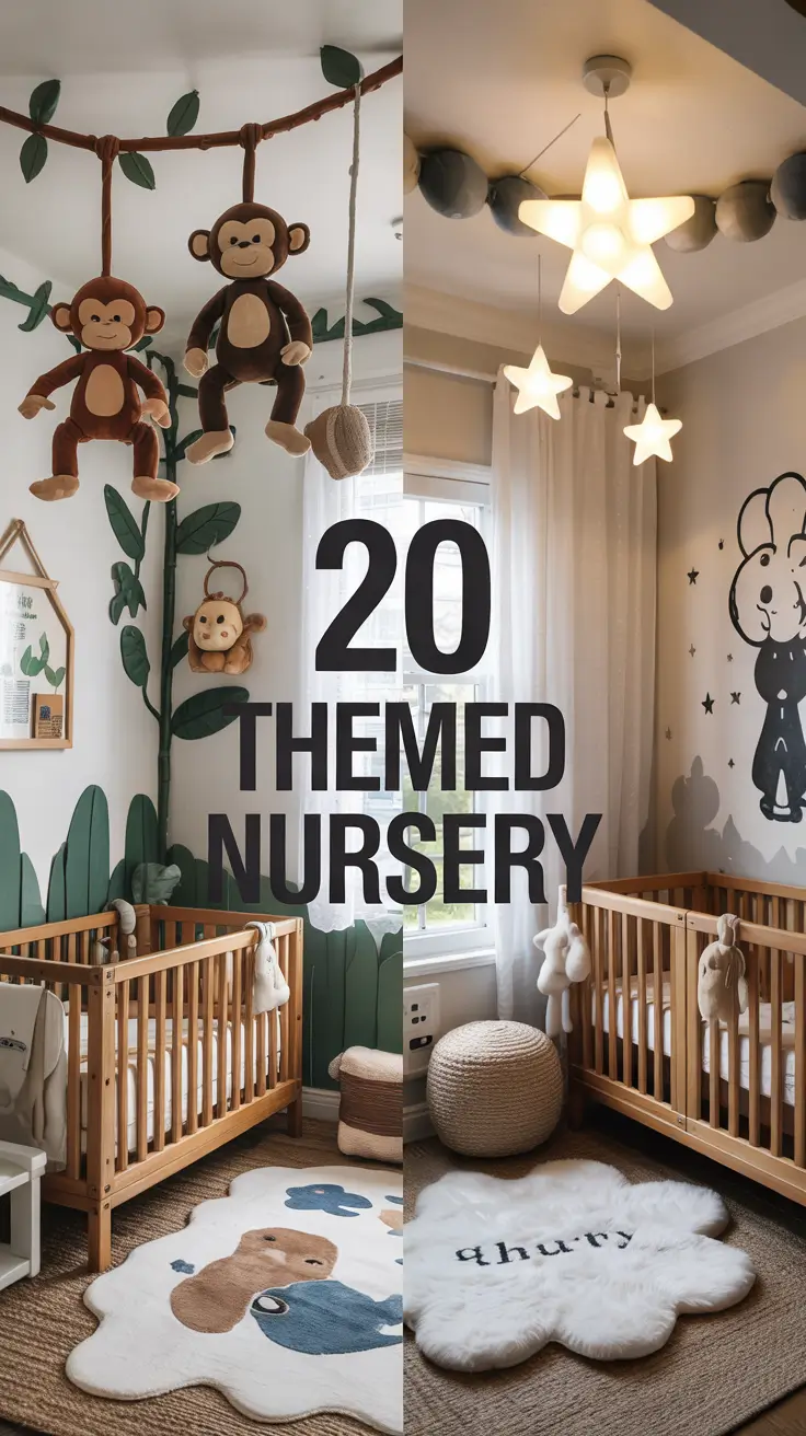 20 Themed Nursery Ideas for Boys, Girls & Gender-Neutral Rooms with Sky, Sea & Woodland Charm
