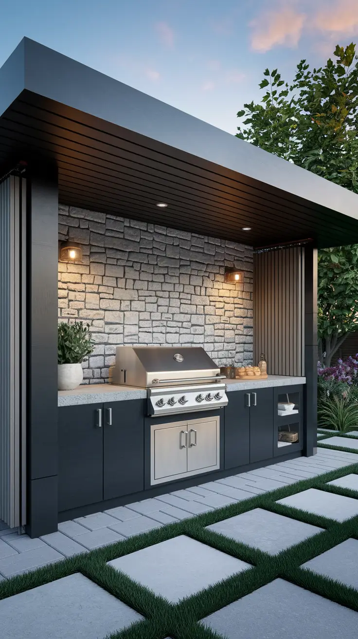 Outdoor BBQ Area with Roof: 10 Practical and Stylish Design Ideas
