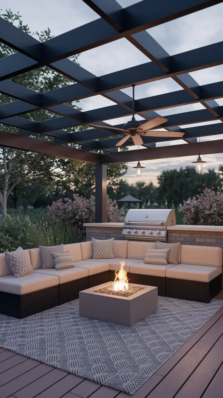 Outdoor BBQ Area with Roof: 10 Practical and Stylish Design Ideas