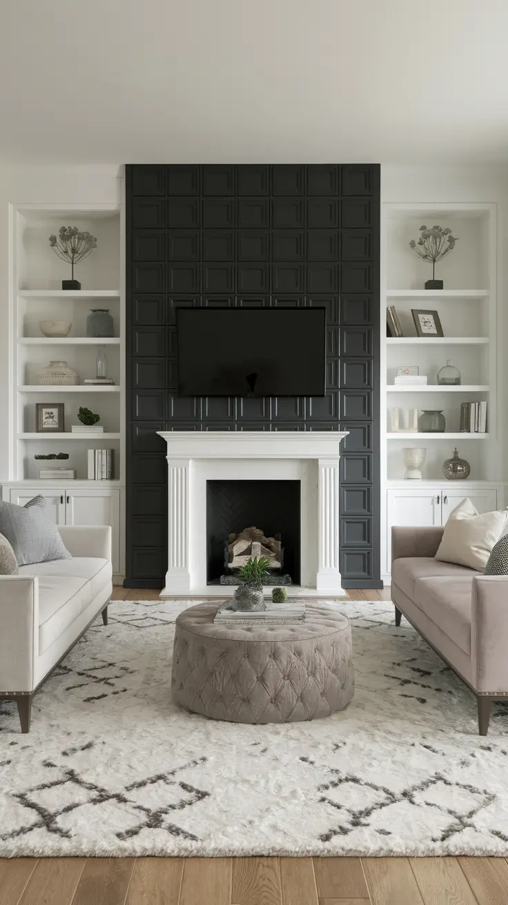 Accent Walls in Living Room Ideas: Stylish Designs with Paint, Wallpaper & Texture