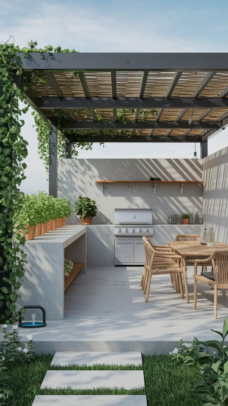 Outdoor BBQ Area with Roof: 10 Practical and Stylish Design Ideas