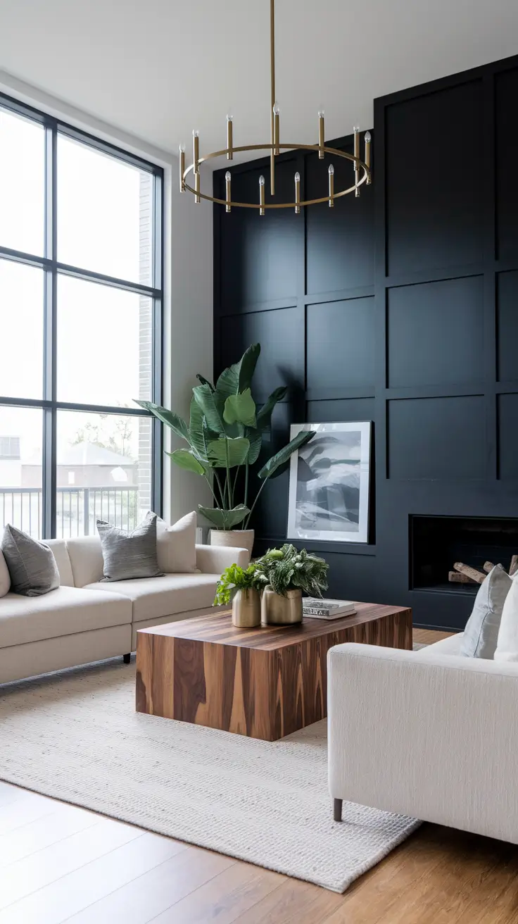 Accent Walls in Living Room Ideas: Stylish Designs with Paint, Wallpaper & Texture