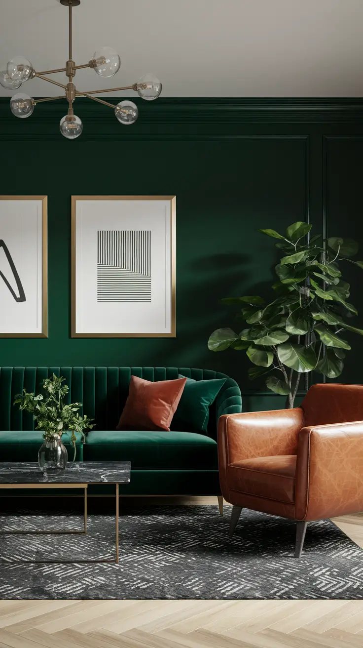 Dark Green Living Room: Inspiring Ideas and Stylish Decor Tips